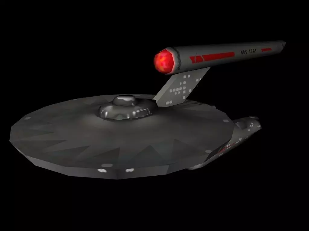 Star Trek Kelvin - Lowpoly Low-poly 3D model_0