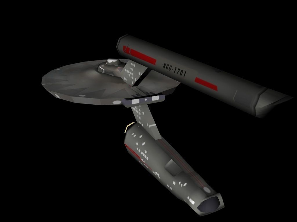 Star Trek Kelvin - Lowpoly Low-poly 3D model_2