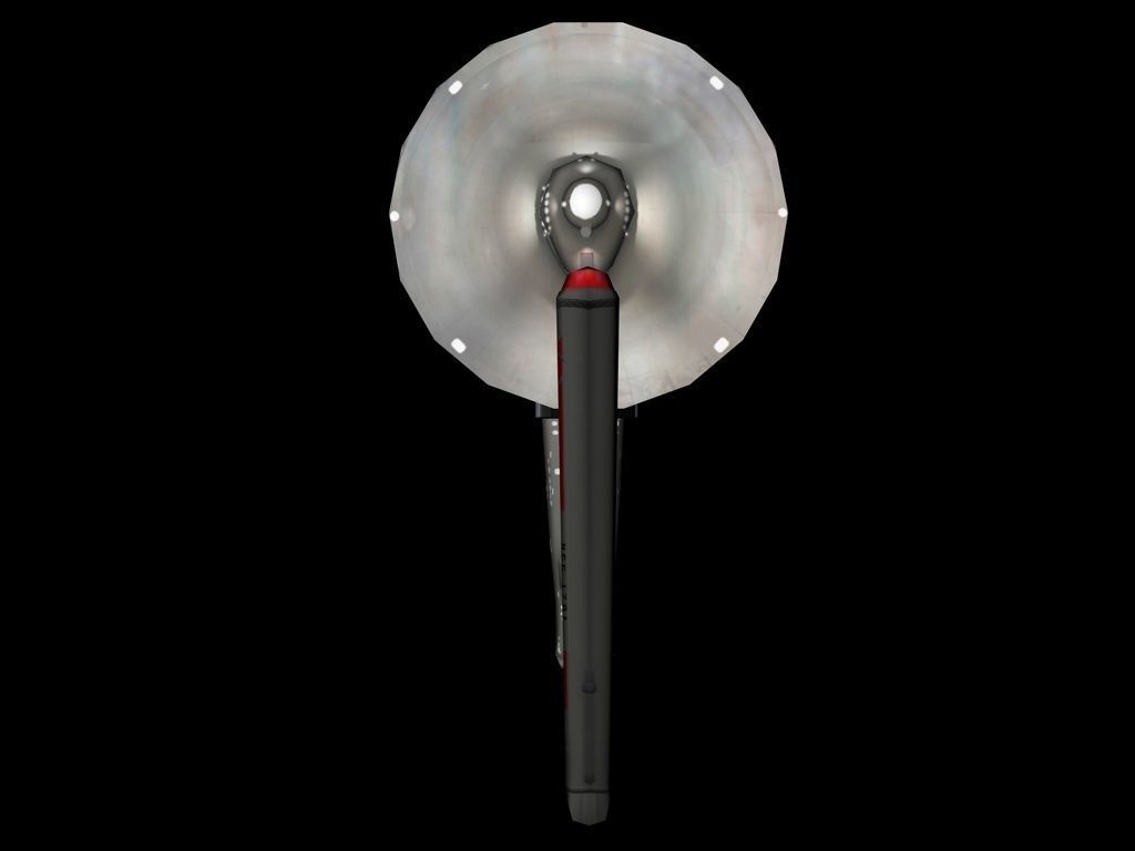 Star Trek Kelvin - Lowpoly Low-poly 3D model_4