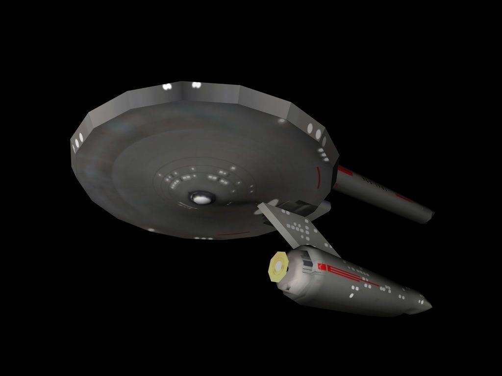Star Trek Kelvin - Lowpoly Low-poly 3D model_1