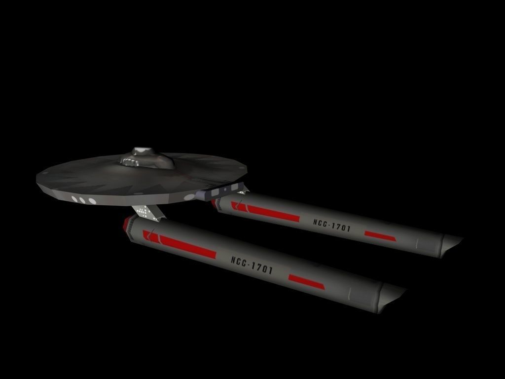 Star Trek Miranda - Lowpoly Low-poly 3D model_2