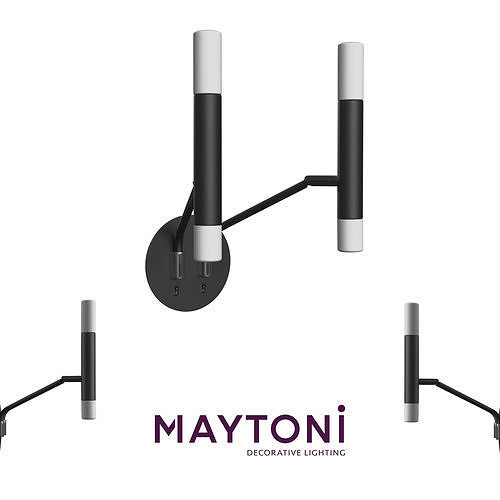 Sconce Vigo MOD620WL-04B Maytoni Modern Free 3D model