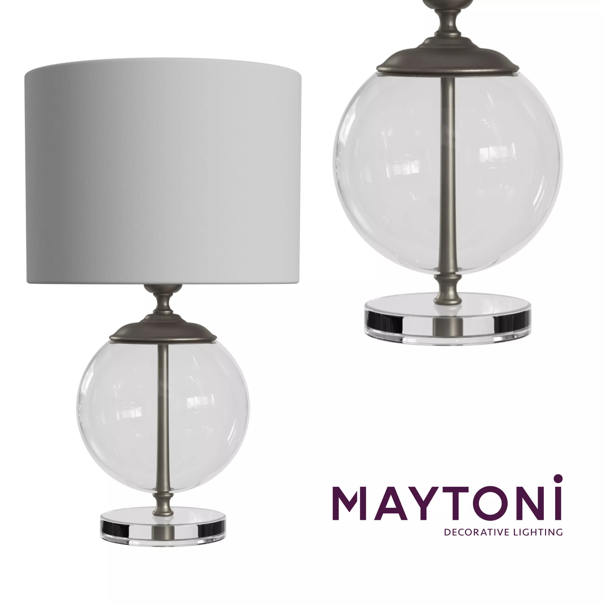 Table lamp Lowell Z533TL-01N Maytoni Modern Free 3D model