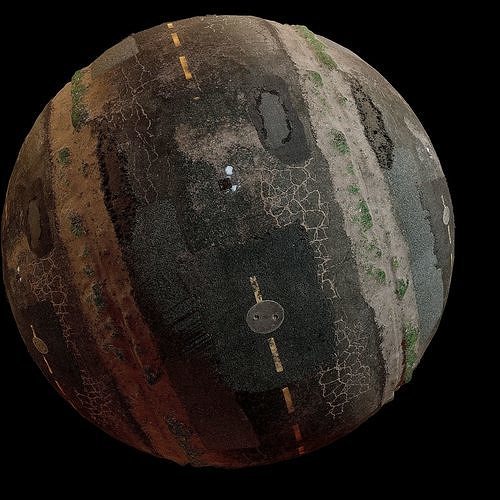WORN ROAD TEXTURE PBR - SEAMLESS  Texture