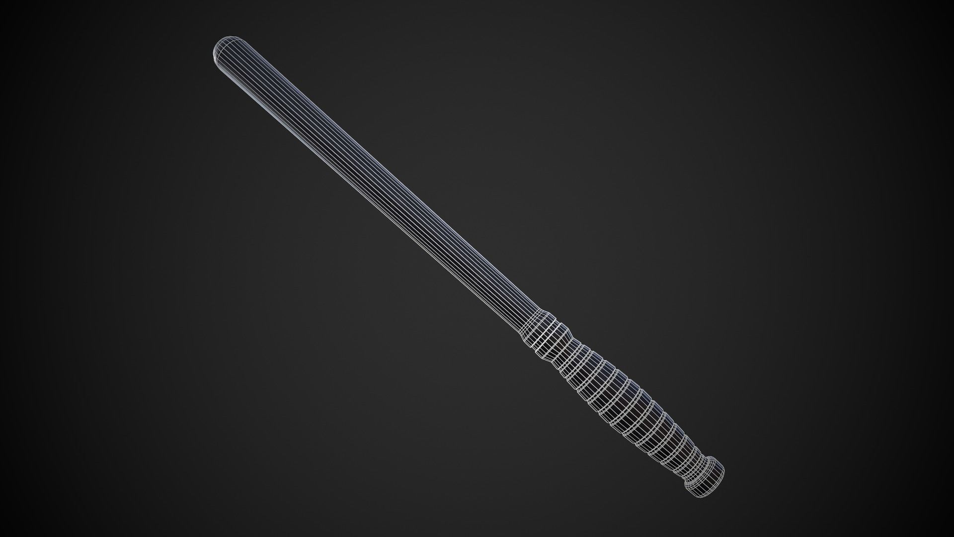 Black Jack Low-poly 3D model_1