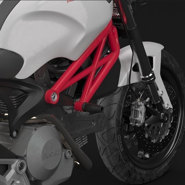 Ducati Monster 696 3D model_3