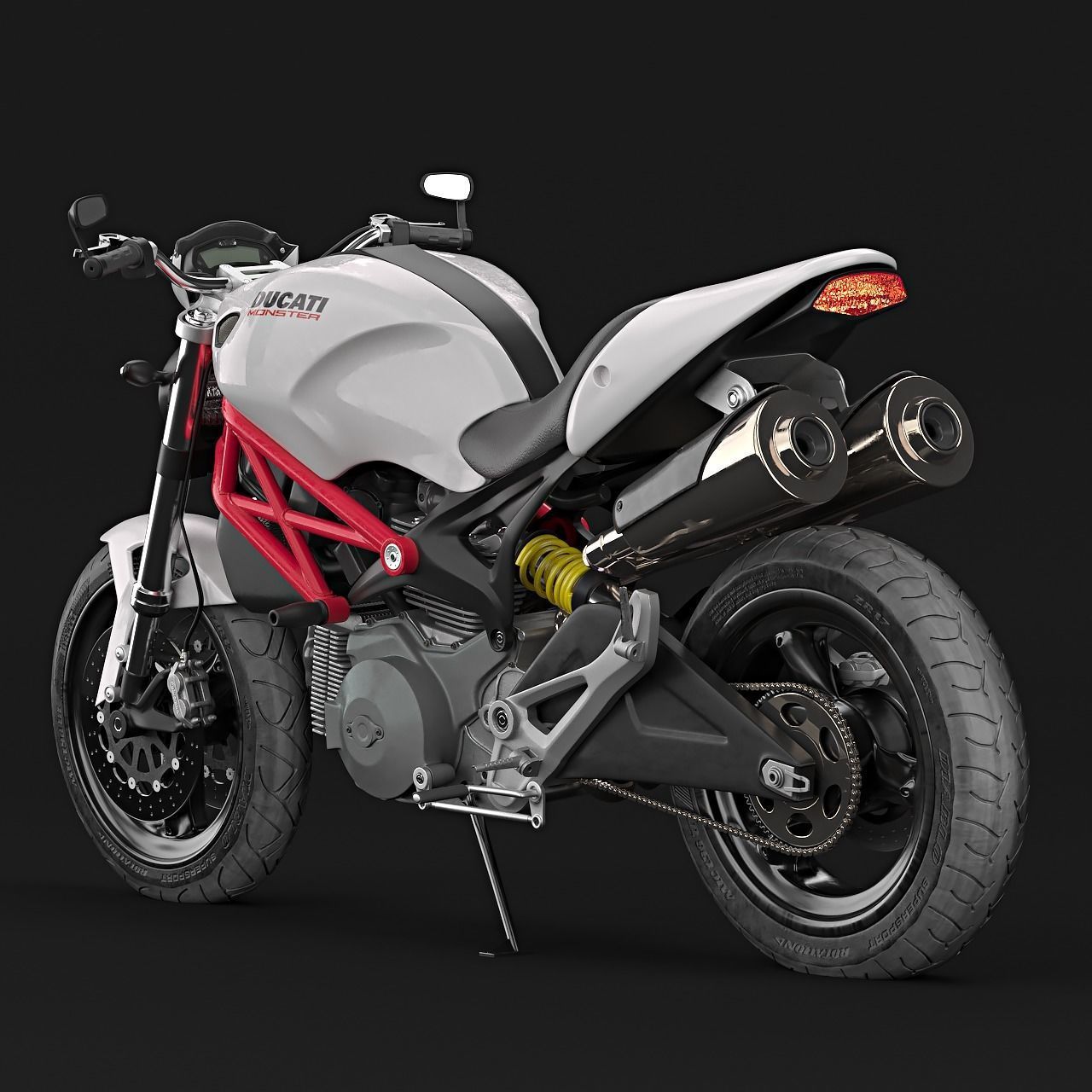 Ducati Monster 696 3D model_2