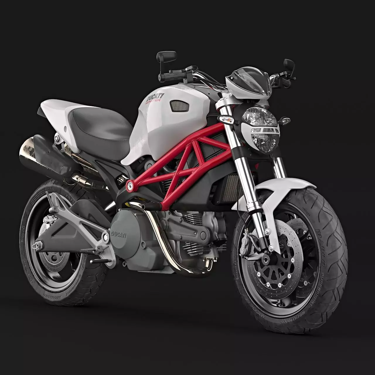 Ducati Monster 696 3D model_0