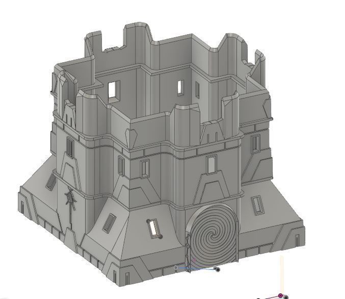 Alien Bastion free 3D model 3D printable | CGTrader