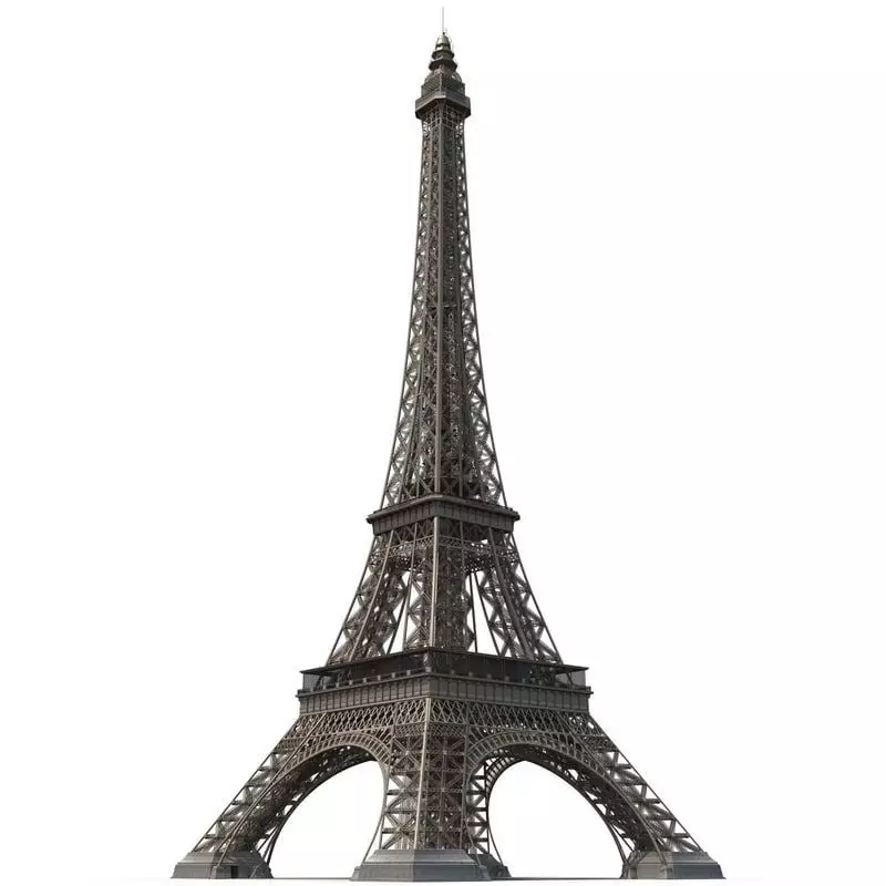Eiffel Tower of Paris 3D model_0