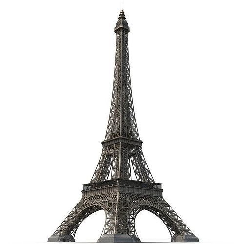 Eiffel Tower of Paris 3D model