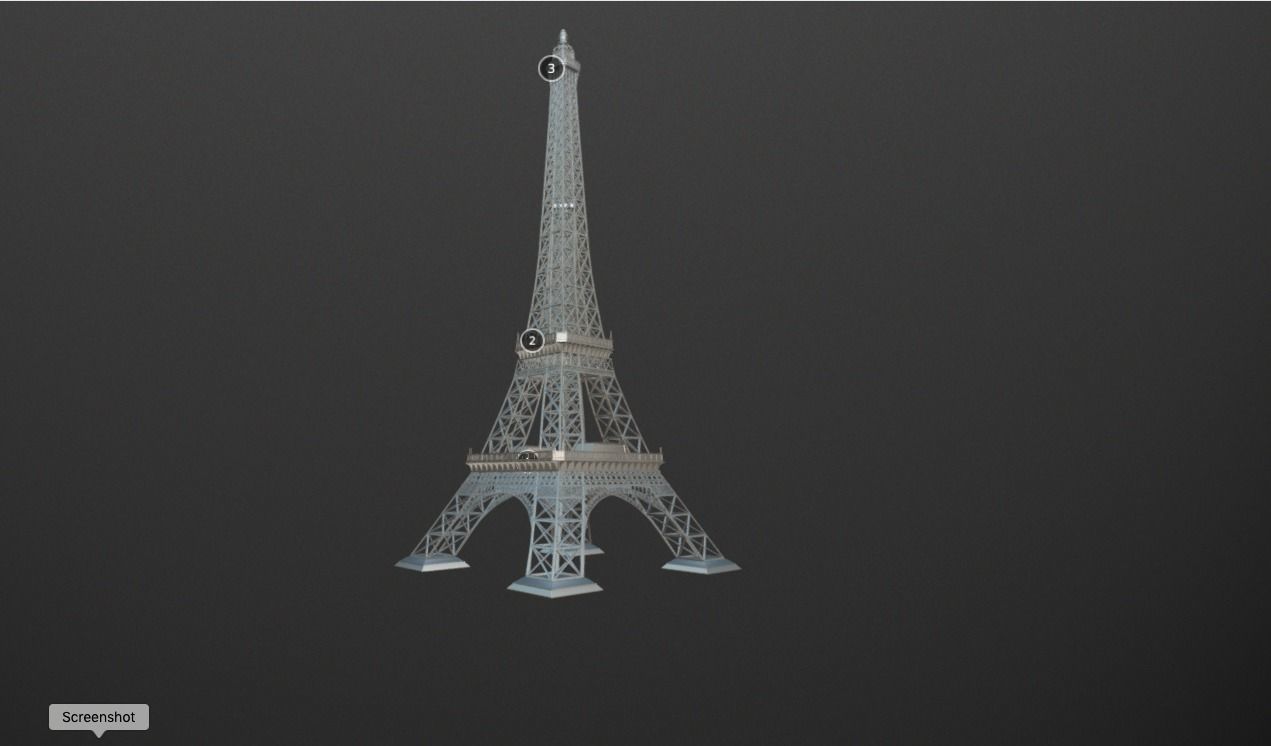 Eiffel Tower of Paris 3D model_17