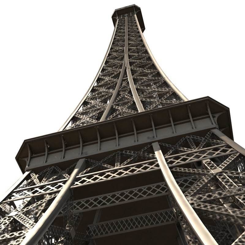 Eiffel Tower of Paris 3D model_11
