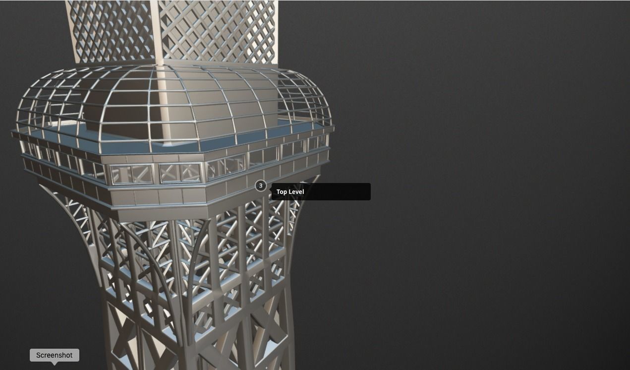 Eiffel Tower of Paris 3D model_15