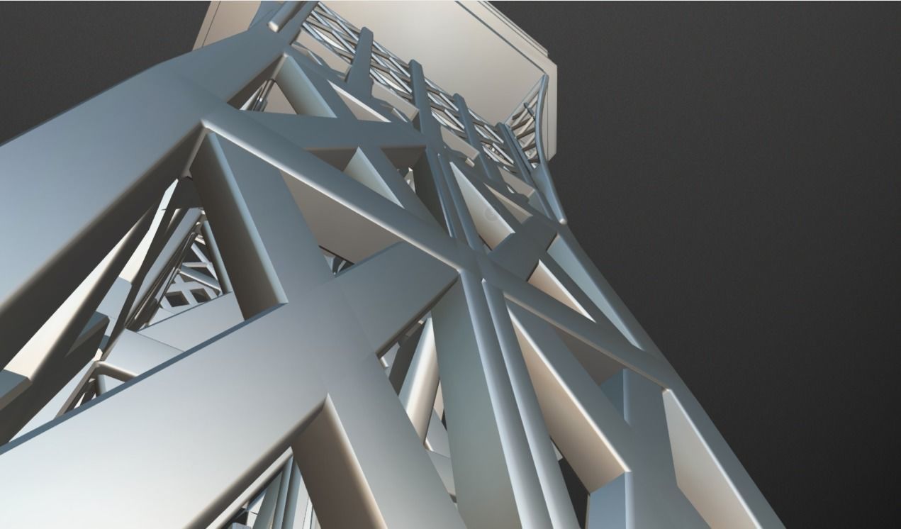 Eiffel Tower of Paris 3D model_16