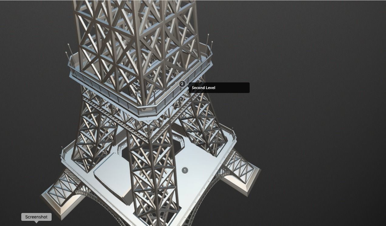 Eiffel Tower of Paris 3D model_14