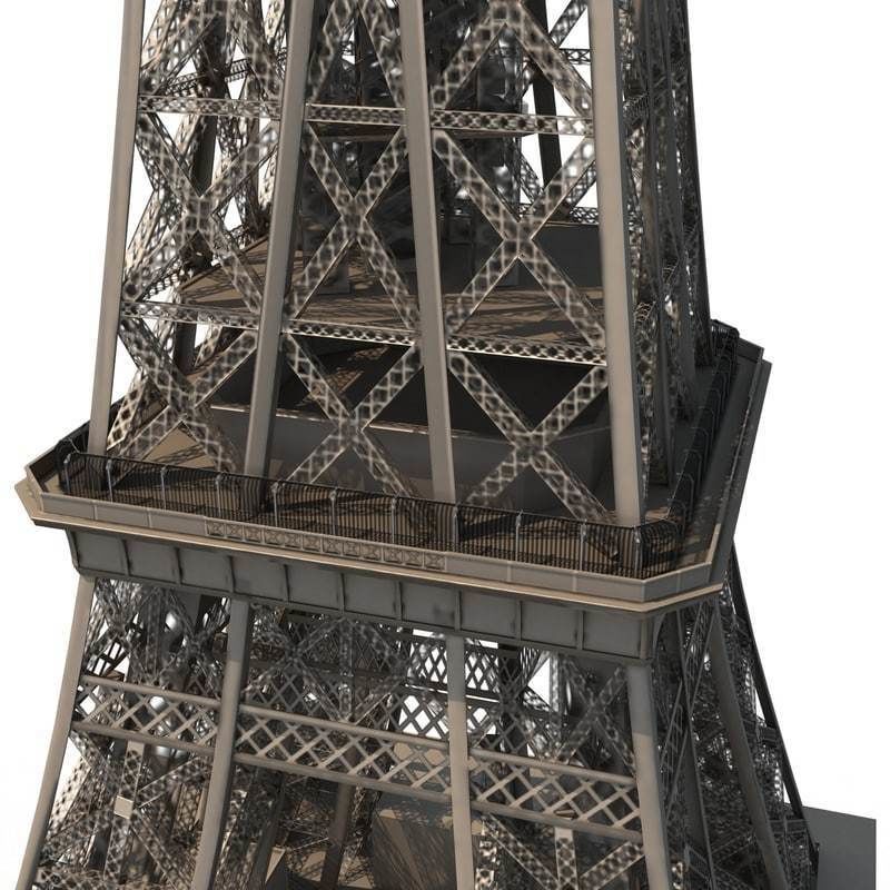 Eiffel Tower of Paris 3D model_7