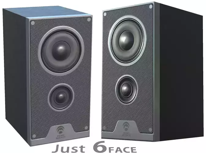 Speaker - Game-Ready - VR AR Low-poly 3D model