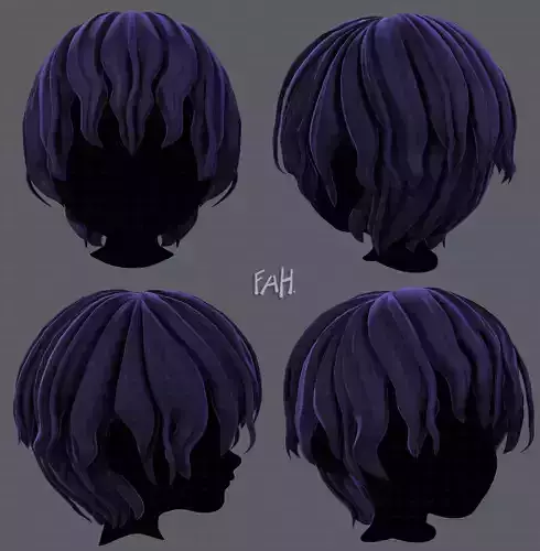 3D Hair style for boy V60