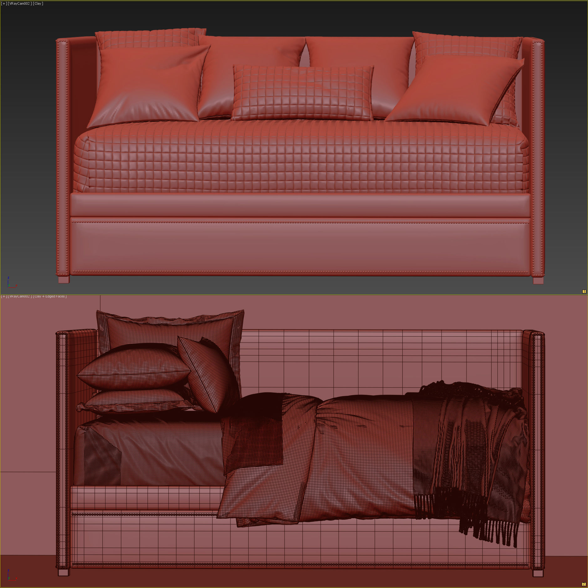 RH Thalia DayBed 3D model_4