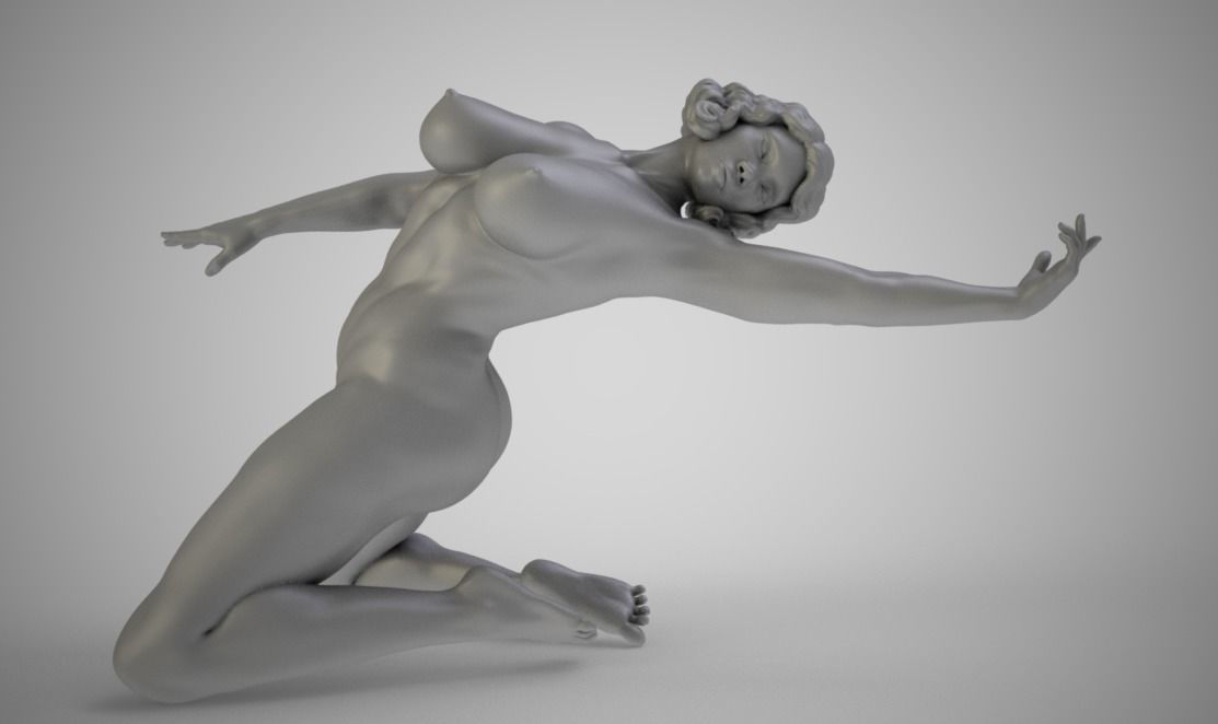 Backward Stretch 3D print model_1