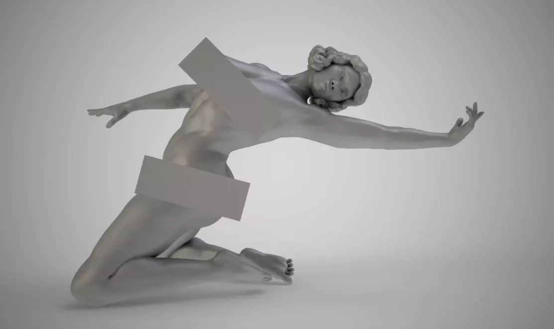 Backward Stretch 3D print model_0