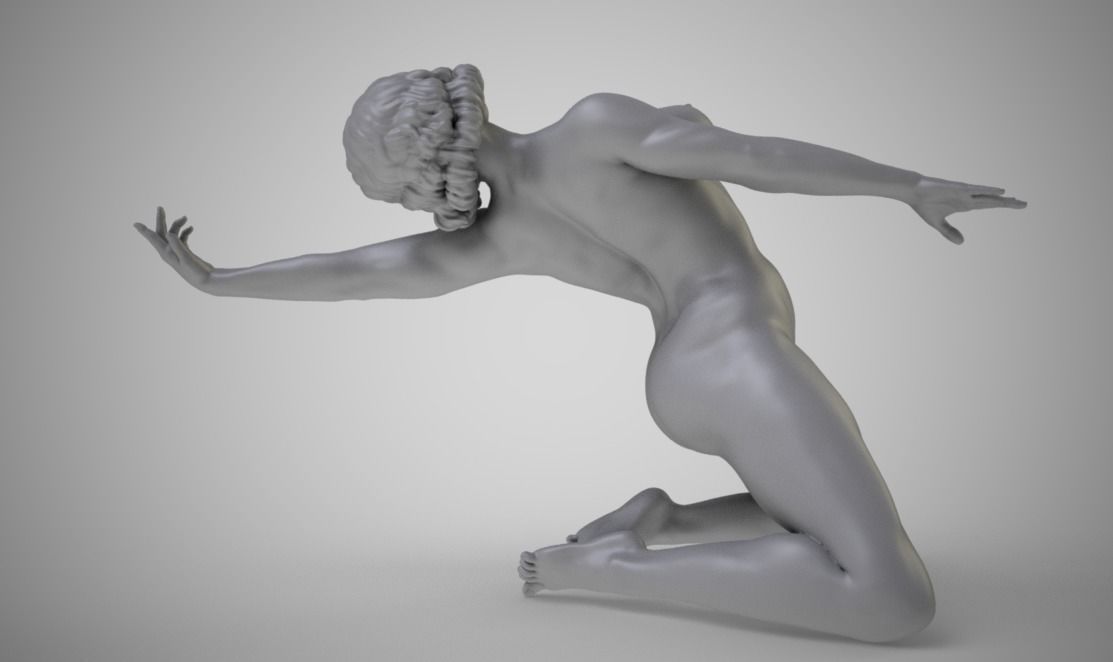 Backward Stretch 3D print model_2
