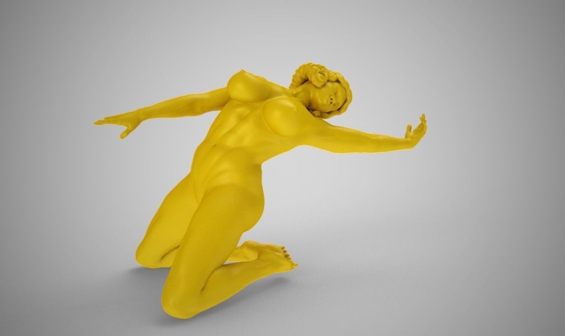 Backward Stretch 3D print model_7