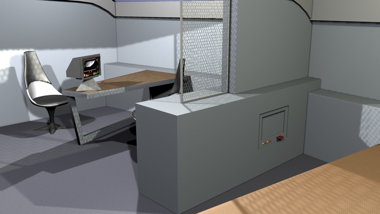 USS Enterprise - Crewquarters 3D model_2