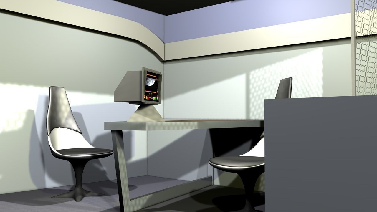 USS Enterprise - Crewquarters 3D model_3