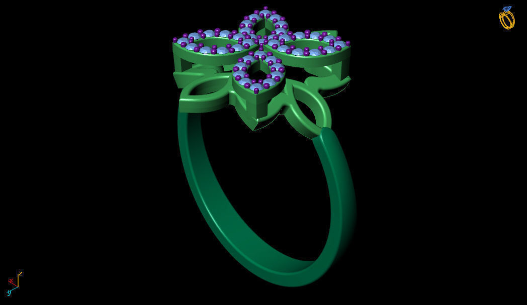 Ring S 0006 R 3D print model_8