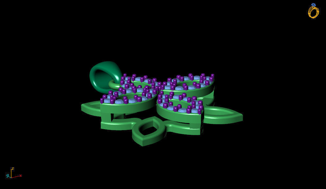 Pendant S 0006 P 3D print model_11