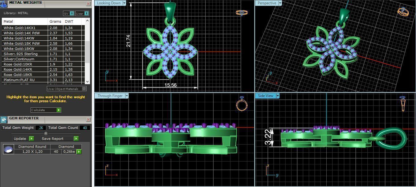 Pendant S 0006 P 3D print model_5