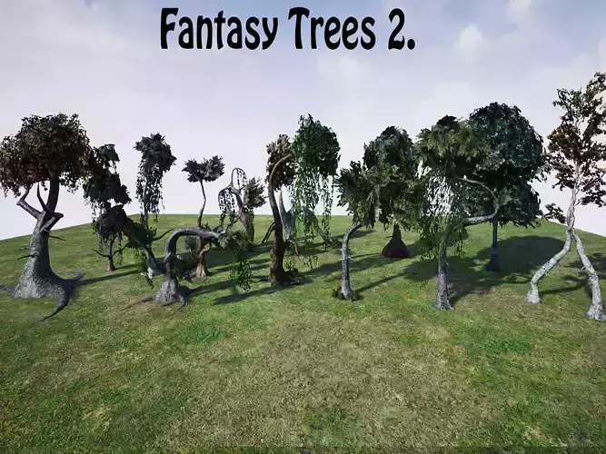 Fantasy Trees 2 for UNREAL