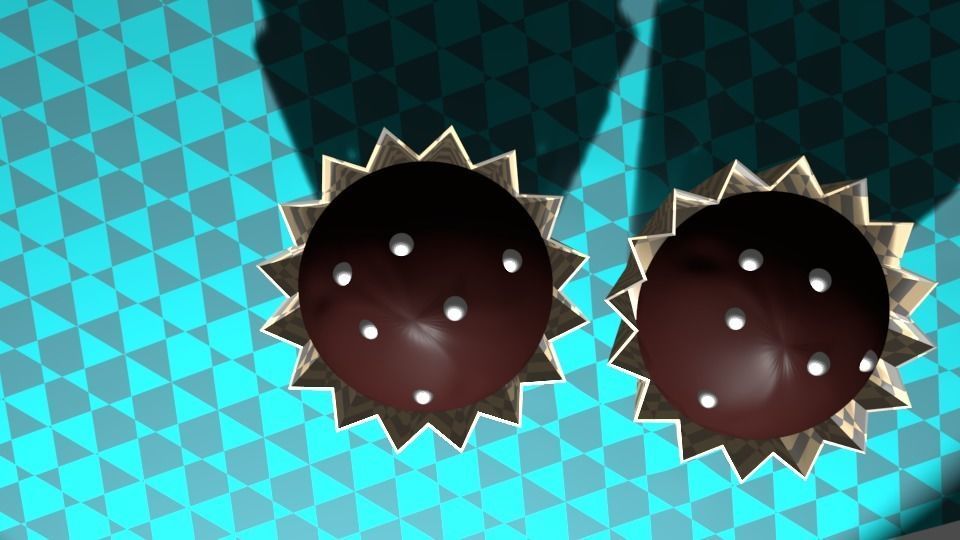 Chocolate Cupcake 3D model_3