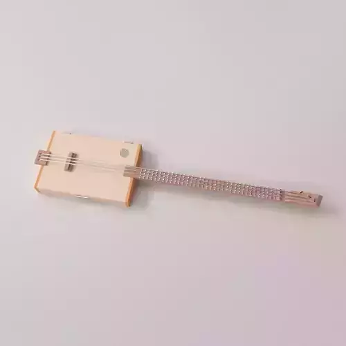 Cigarbox Guitar 3D model