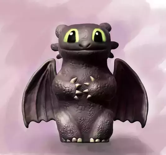 Toothless popcorn bucket