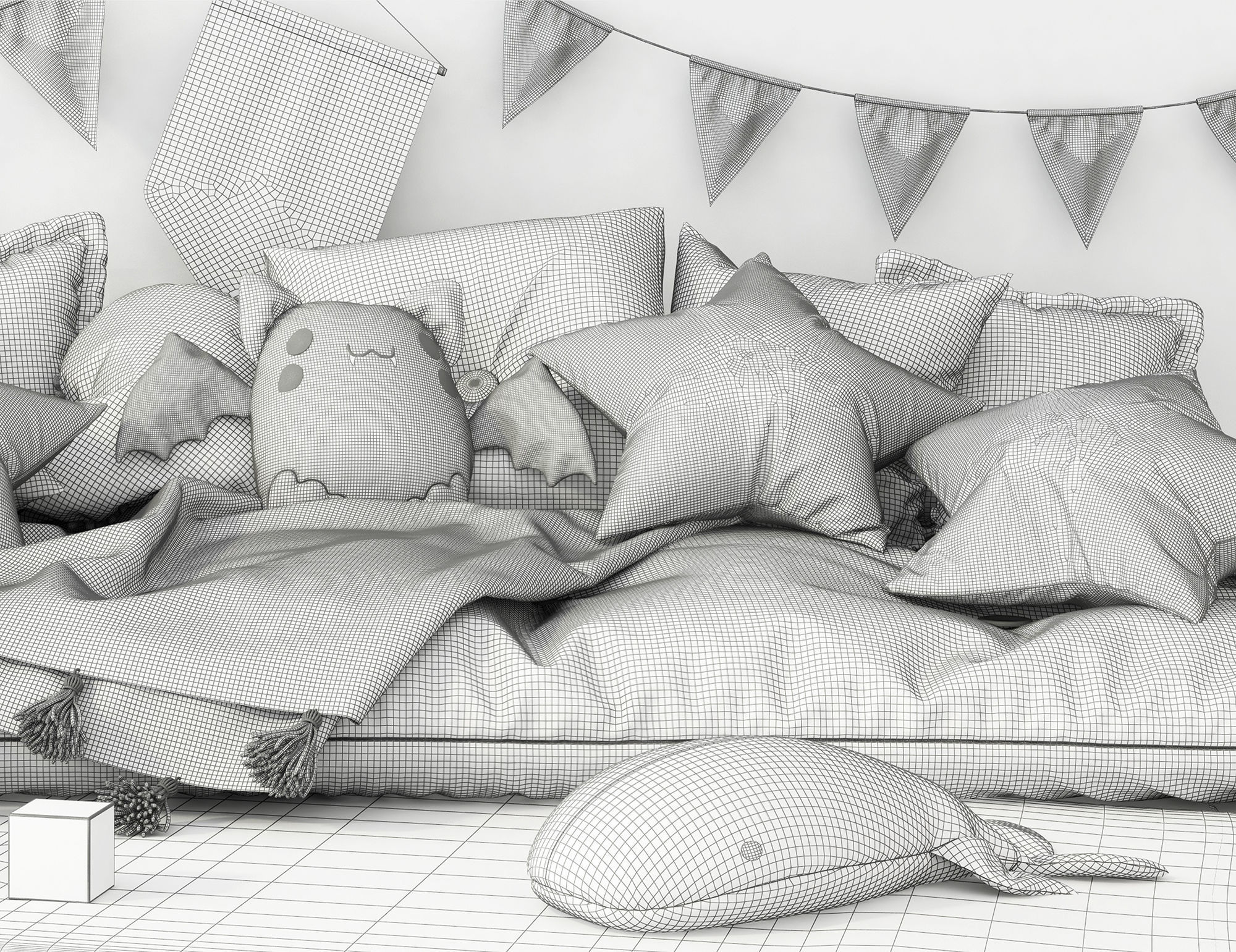 Children Set 3D model_5