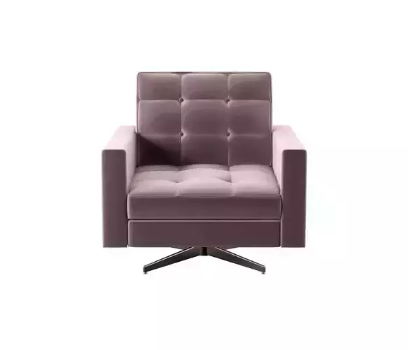 Poltrona Button Cinza