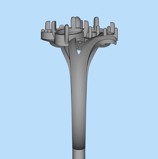 Design Women ring with gems and diamonds 3dm stl 3D print model 3D print model_41