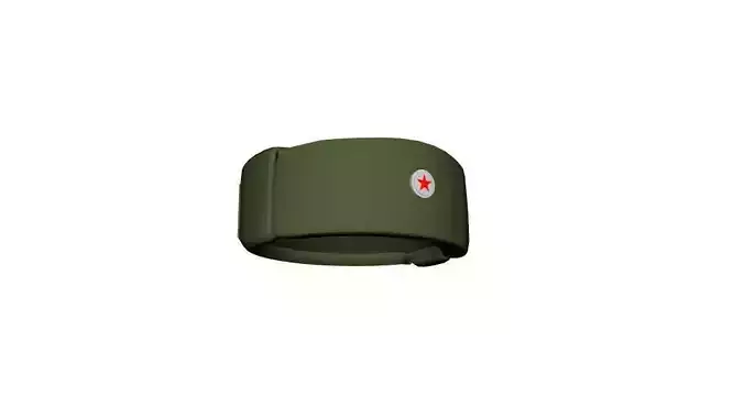 DPRK Army Ushanka Low-poly 3D model