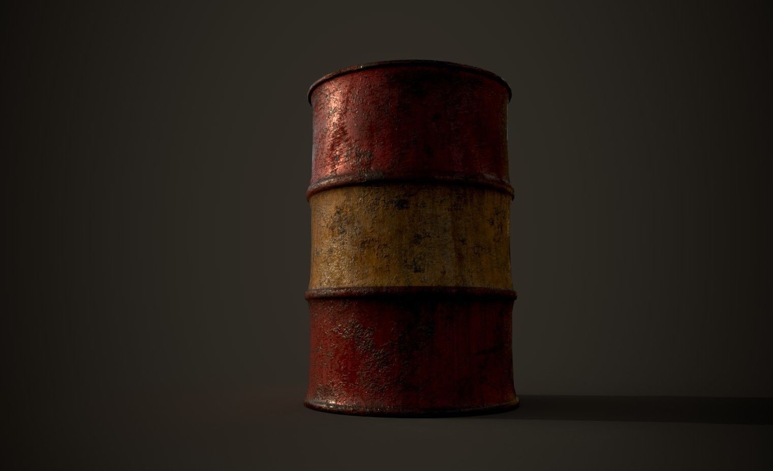 oil barrel Free 3D model_2
