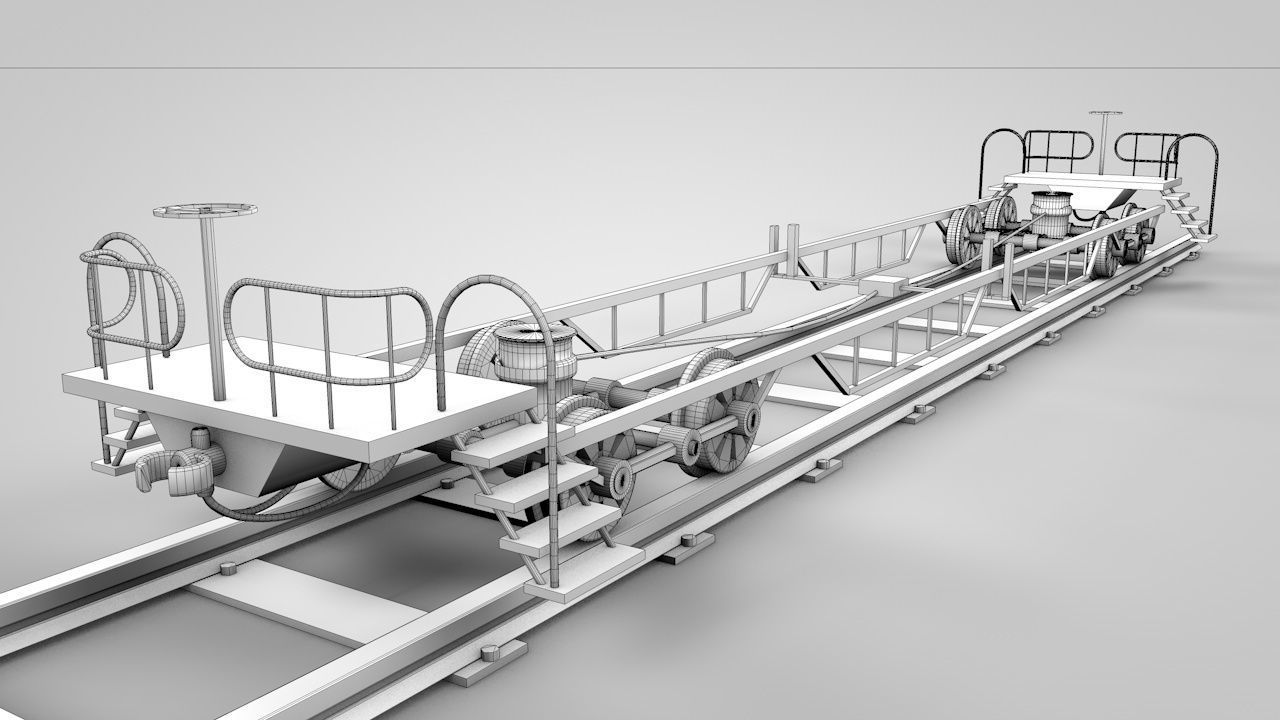 Wild West Sleeping Car 3D model_17