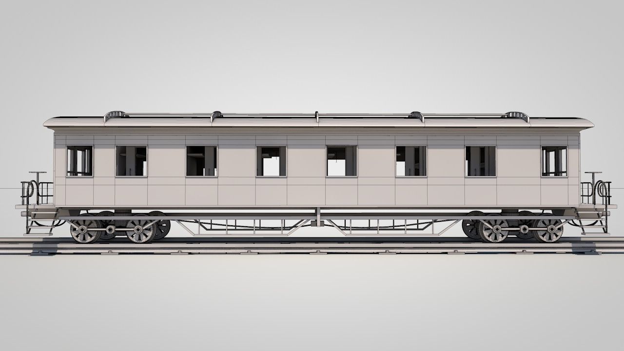 Wild West Sleeping Car 3D model_3