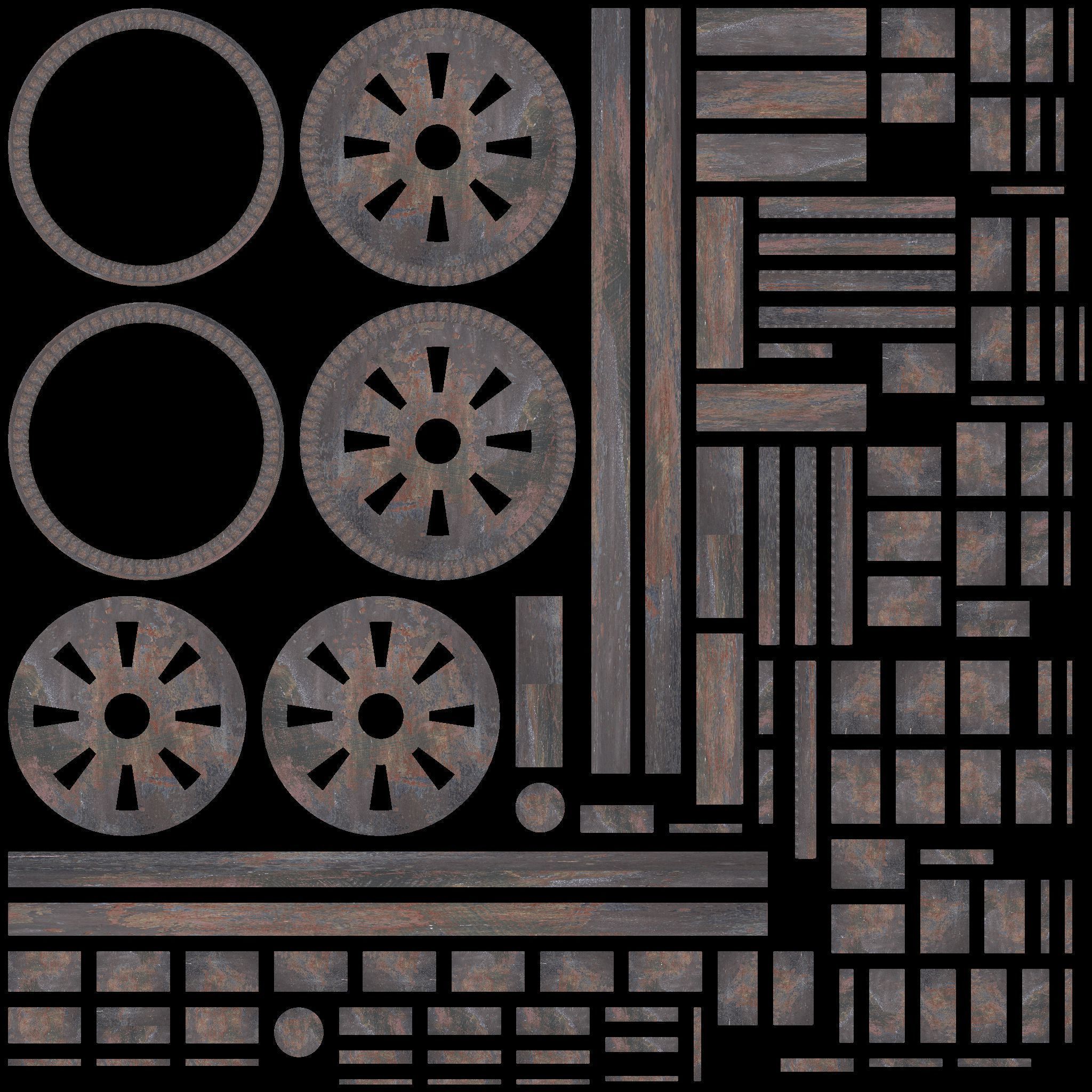 Wild West Sleeping Car 3D model_22