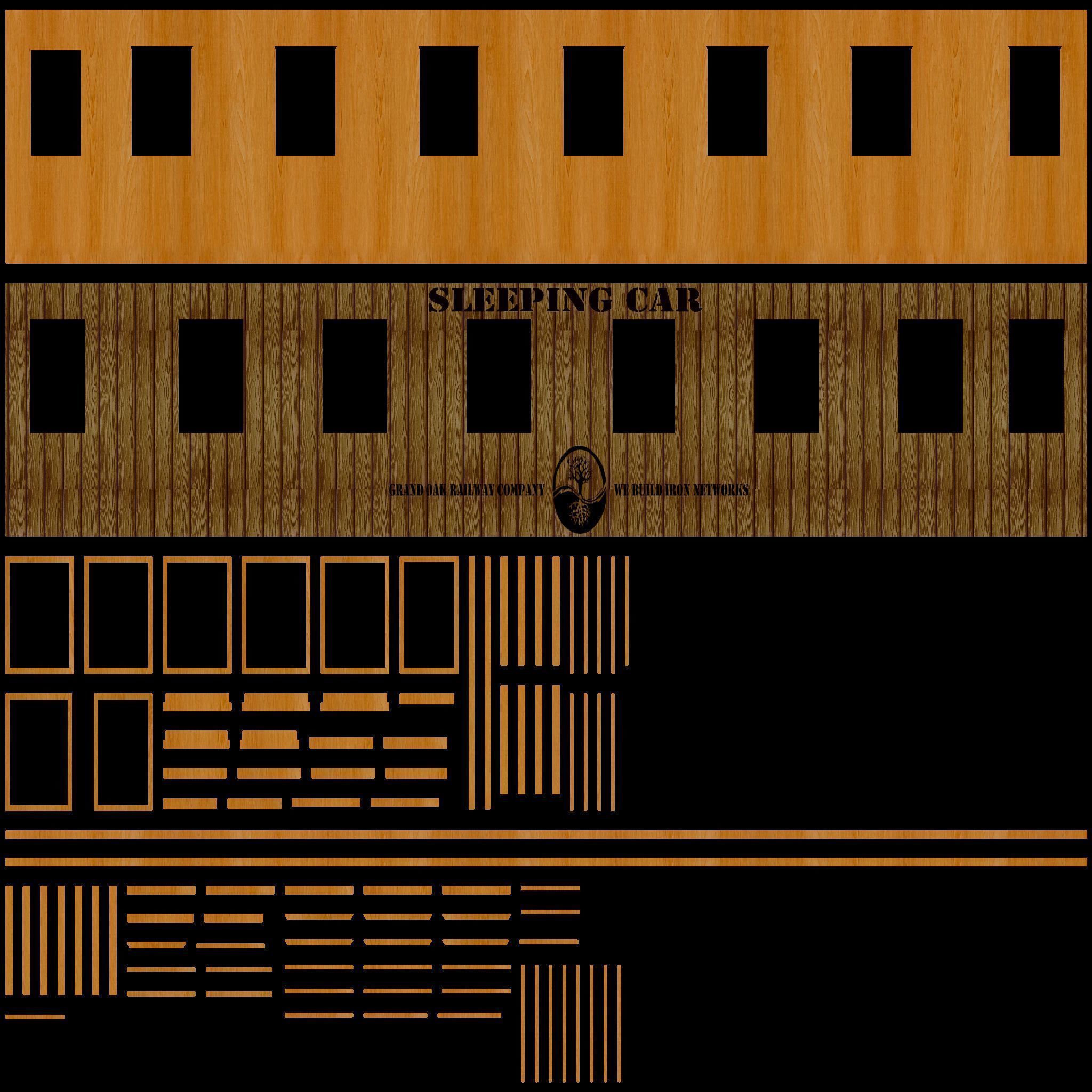 Wild West Sleeping Car 3D model_23