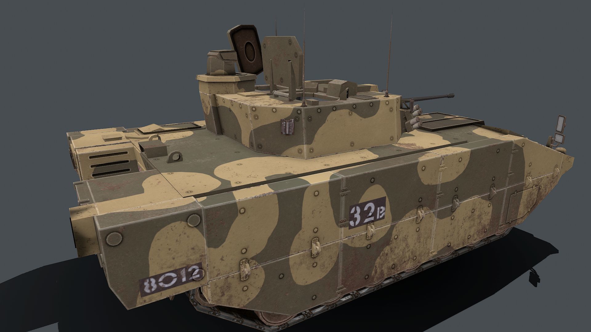 AJAX Scout SV  Low-poly 3D model_12
