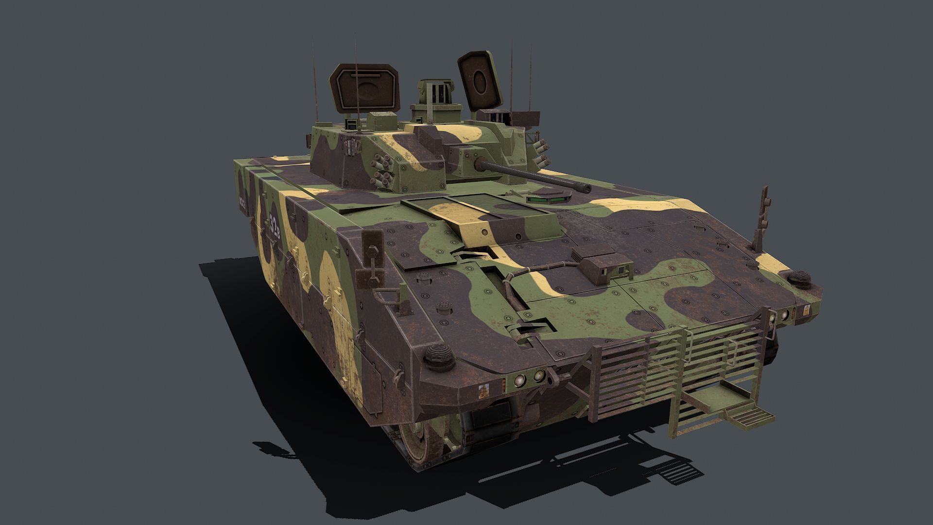 AJAX Scout SV  Low-poly 3D model_7