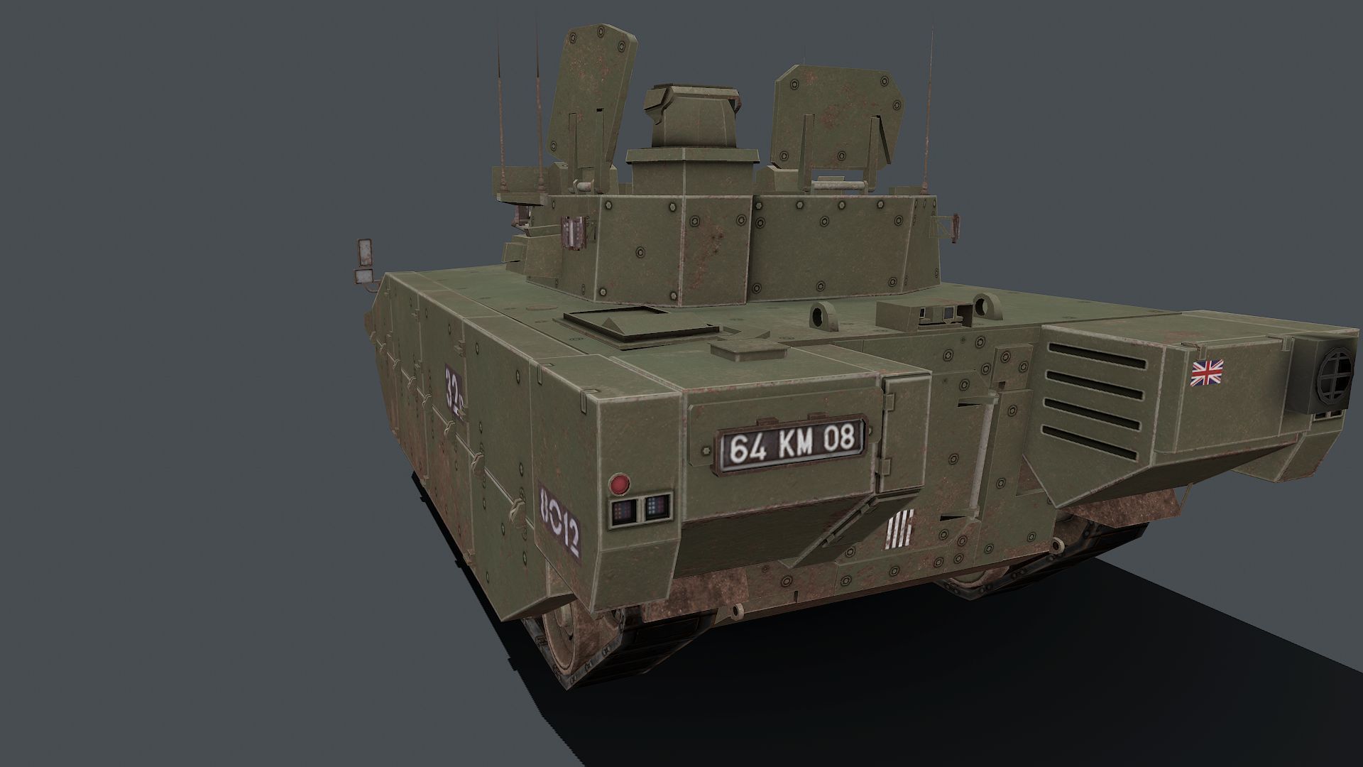 AJAX Scout SV  Low-poly 3D model_4