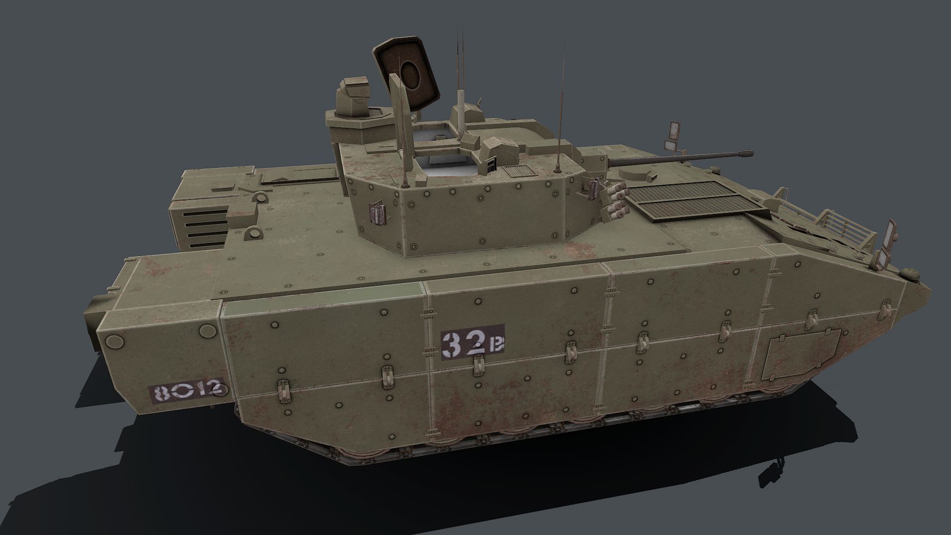 AJAX Scout SV  Low-poly 3D model_17